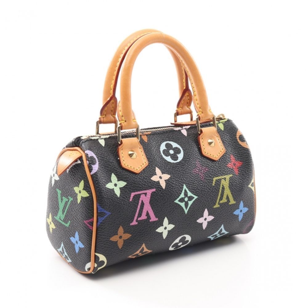 Louis Vuitton Mini Speedy Monogram Multicolor Noir Handbag